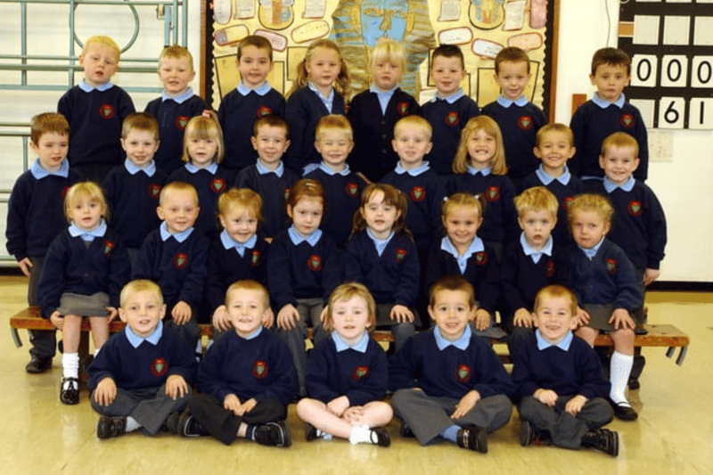 Mrs Monte's reception class at St Oswald's C of E Primary School in Hebburn. We're hoping you can spot someone you know.