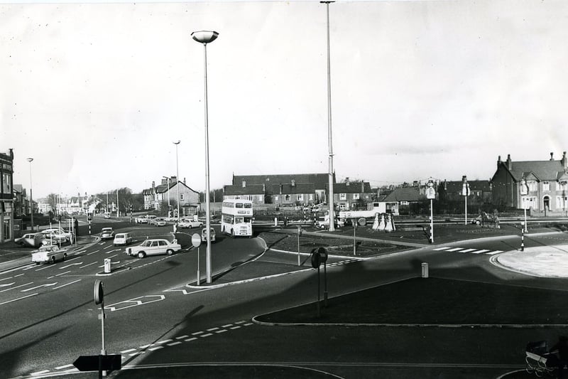 The new road layout at Oxford Square had just been completed when this photograph was taken in December 1967