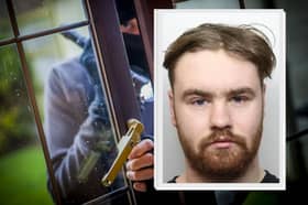Lewis Prescott, of Becket Crescent, Lowedges, Sheffield, caught fleeing from the scene in a balaclava in early hours, has been jailed at Sheffield Crown Court for burglary. Picture: South Yorkshire Police