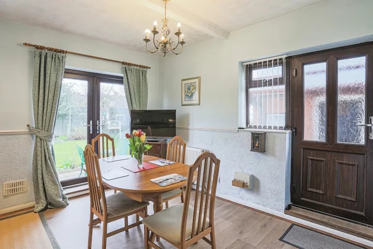 There is also a further door to the side of the property.