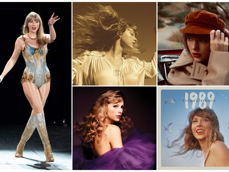 After a dispute with her former record label over the rights of her first six album masters, Swift announced that she would re-record the albums to gain total ownership. While not an era in itself, there have been four "Taylor’s Version" albums released so far. Each feature a number of “From the Vault” tracks which were withheld from the original albums. This includes songs such as All Too Well, the ten minute version, and collaborations with artists including Hayley Williams from Paramore.