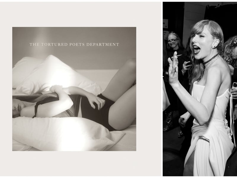 The Tortured Poets Department is Swift's most recent album era. Released on April 19, 2024 it was revealed to be a surprise double album with 15 additional tracks known as The Tortured Poets Department: The Anthology. Featuring artists such as Post Malone and Florence + the Machine, it includes songs such as Fortnight, Florida!!! and So Long, London. It officially became part of the Eras Tour in May following Swift's first European show in Paris.