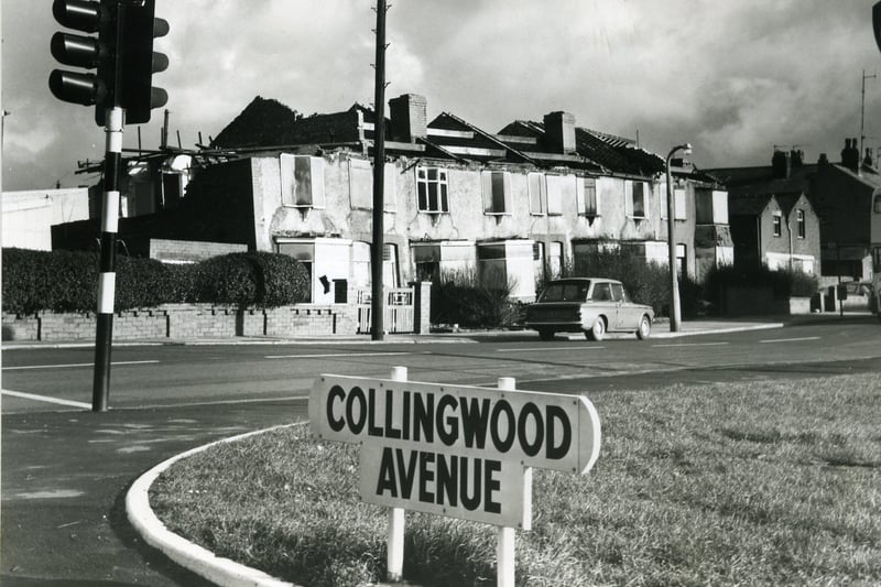 When these houses, on Caunce Street near the junction with Collingwood Avenue, were demolished Lowes/Forbes expanded their builders merchants yard onto the site.