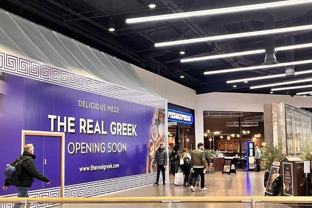 The Real Greek is opening in the Oasis in May.