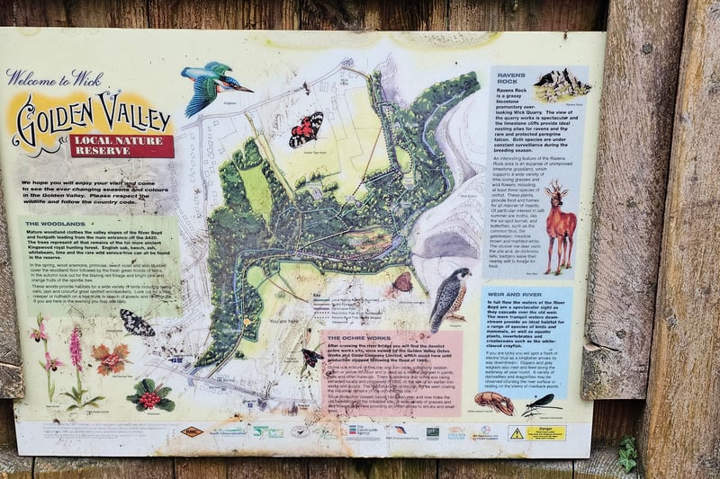 We came across an information board near the entrance with a map and information on the landmarks of the valley, including information on the fauna and flora visitors may encounter.