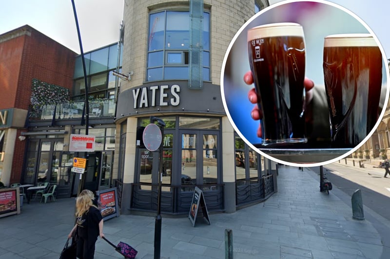 Yates, on Cambridge Street, has been named the top spot in Sheffield to get a pint- and the 7th best in the UK.