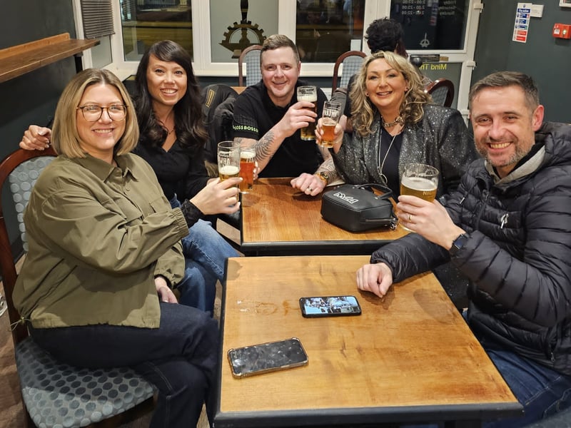 The Thirsty? Alehouse re-launch: the Salon K team enjoy the new venue