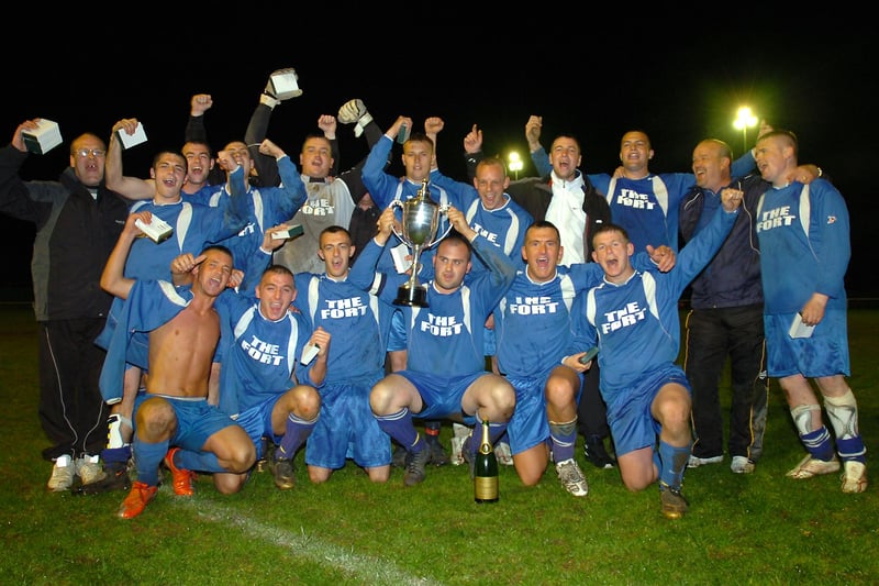 The Fort team which won a hard-fought cup final against the Mountain Daisy and emerged with a 2-1 victory in 2009.