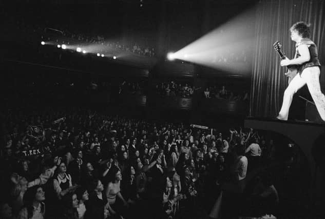 The most missed Glasgow venue is undoubtedly The Apollo on Renfield Street which was also known as Green's Playhouse until September 1973. It closed down in June 1985 and was the city's leading music venue with T-Rex pictured here live on stage in 1974.