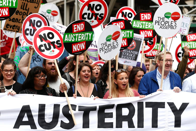 In 2015 Diane Abbott joined protester against austerity including singer Charlotte Church and general secretary of Unite Len McCluskey in central London. 