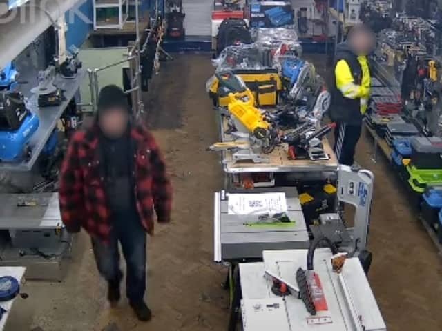 Suspects wanted in connection with the raid on March 1.