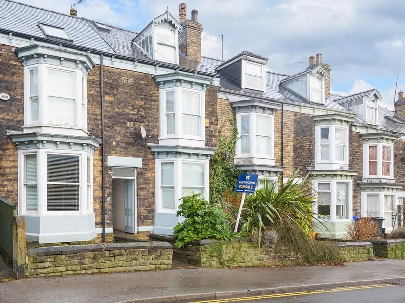 This four bedroom terraced home has been listed by Whitehornes.