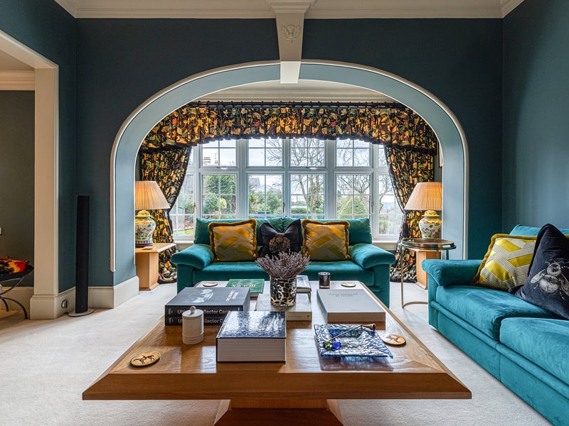 The accommodation throughout has been decorated to the highest standard, with the selling agent Rettie & Co. describing The Meadows as one of Milngavie's best homes.
Janice explains: “The key design considerations were to keep the character of the property by replacing cornicing, keeping cherrywood doors and the skirtings etc.”