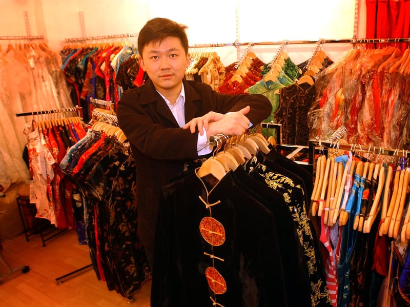 Roy Wang at Shanghai Chic, The Forum, Devonshire Green, Sheffield, in March 2004