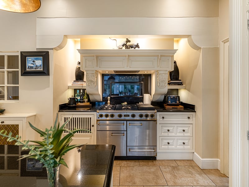 The accommodation throughout has been decorated to the highest standard, with the selling agent Rettie & Co. describing The Meadows as one of Milngavie's best homes.