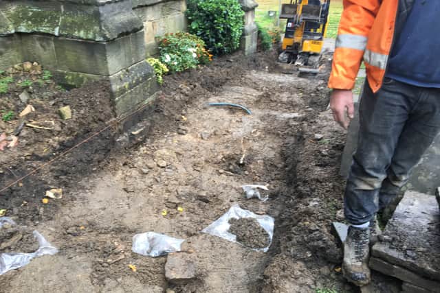 Crews working on improving disabled access at St Mary's Church in Ecclesfield, Sheffield, made the surprising discovery of several skeletons that will now be reinterred with 1662 burial rites.