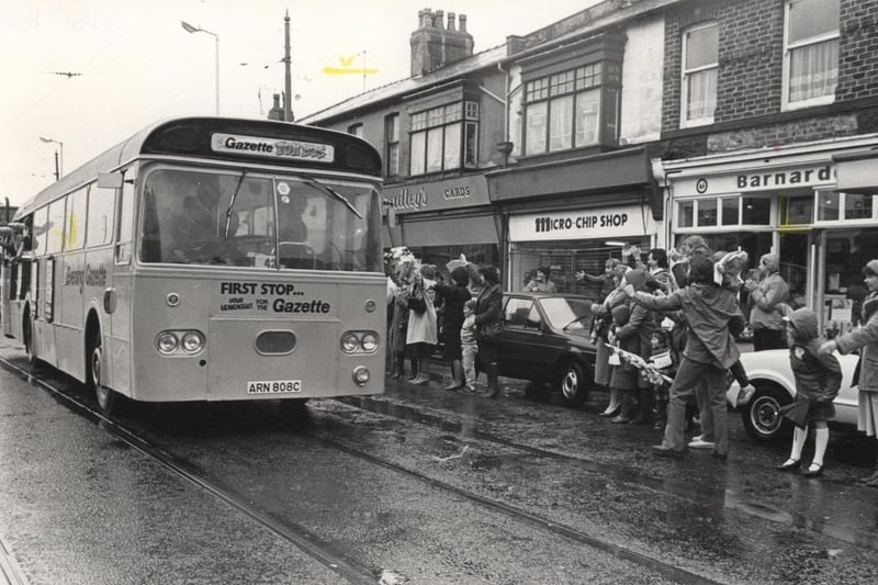 The welcome home for Fleetwood FC  from Wembley in 1985

