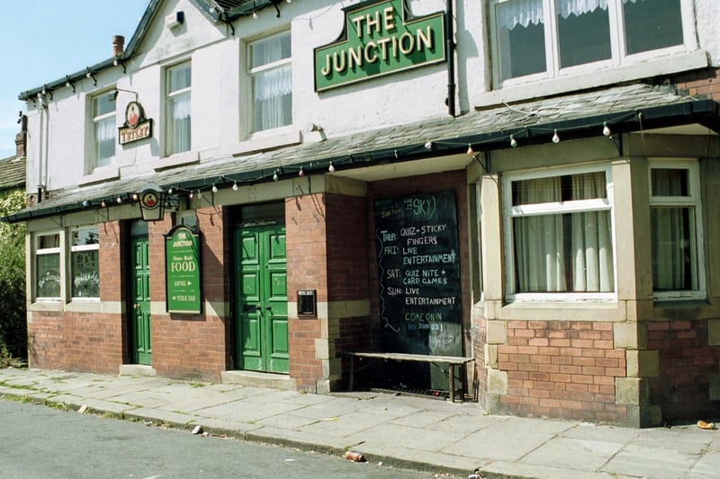 Did you drink here back in the day? The Junction in Gildersome. Pictured in August 2000.