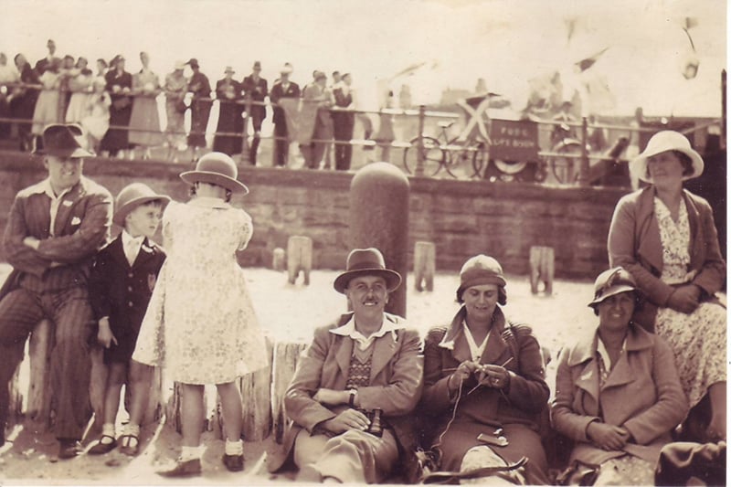 Some of the Fleetwood residents enjoyed Lifeboat Day back in 1935