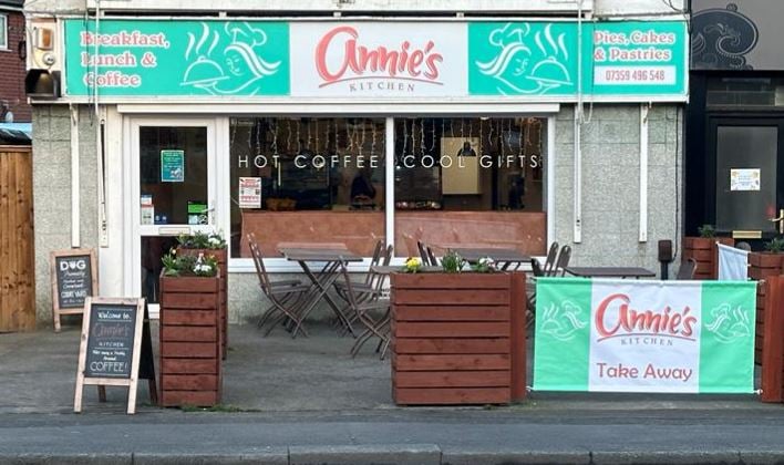 Annie's Kitchen in Leyland serves up a traditional cream tea for £9.75 per person.