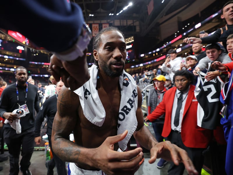 Another star currently out injured is this Clippers icon. One of the highest paid players in the Playoffs, he earns $45,640,084 annually.