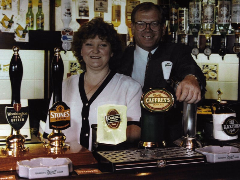 A warm welcome awaited regulars at The Vesper Gate pub on Abbey Road. Pictured in January 1993.