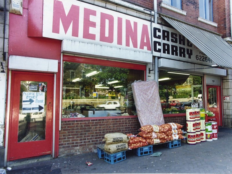 Did you shop here? The Medina Cash & Carry on Chapeltown Road.