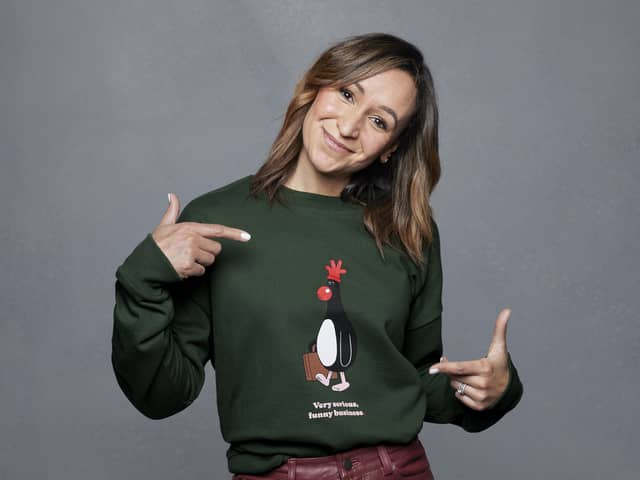 Superstar Olympian Jessica Ennis-Hill has joined forces with Comic Relief, TK Maxx and a host of other famous faces to support Red Nose Day.