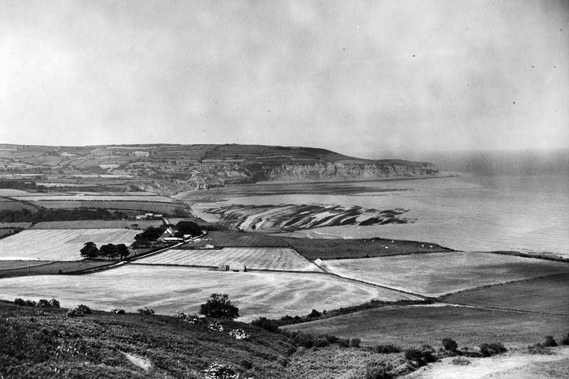 The village from Stoup Brow pictured in July 1949.
