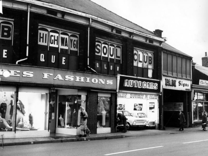 Highway 61 Soul Club, on London Road, Sheffield, in 1968