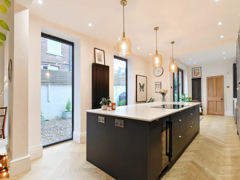 There is no better example of the 'extensive and loving refurbishment' the current owners have carried out than the kitchen.