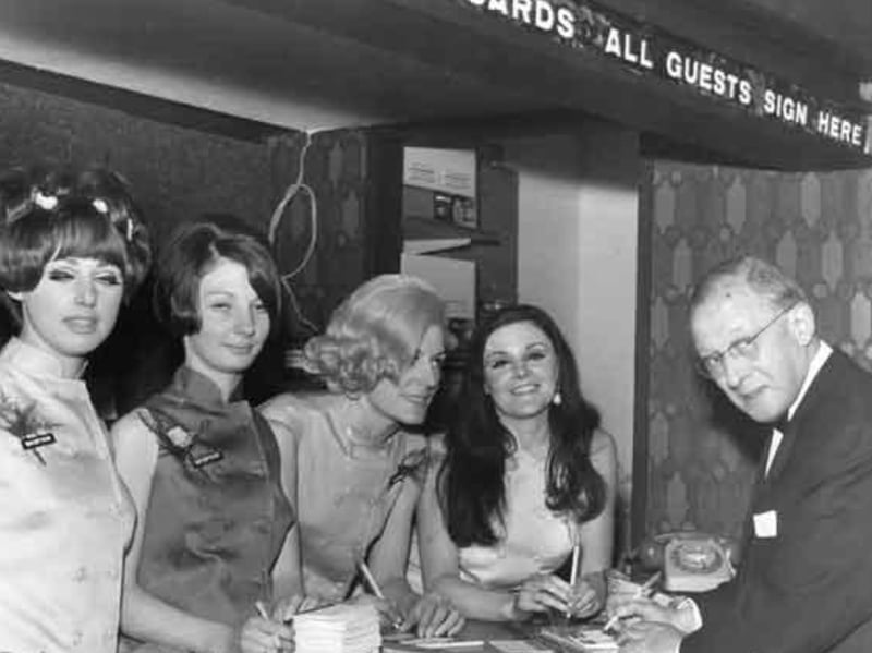 The opening of the Cavendish Club, on Bank Street, Sheffield, in 1967