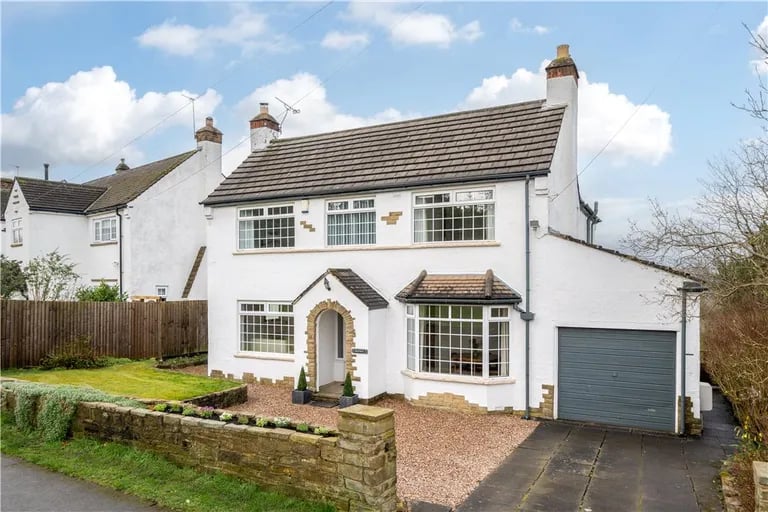 A lovely double fronted detached home in Guiseley is on the market.