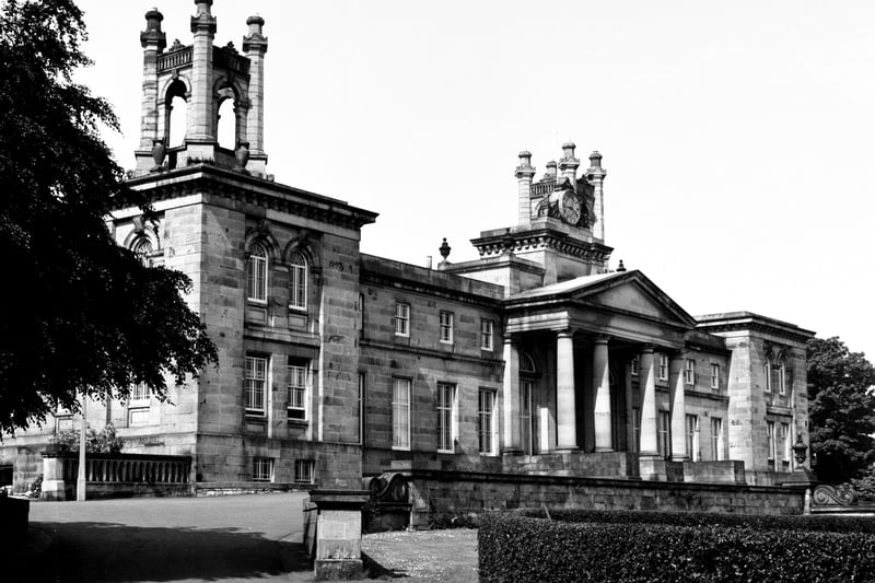 Exterior of the Dean Nursing College - formerly the Dean Orphanage, later the Dean Education Centre and now the National Galleries of Scotland's Modern Two gallery - in Belford Road, Edinburgh, May 1966.