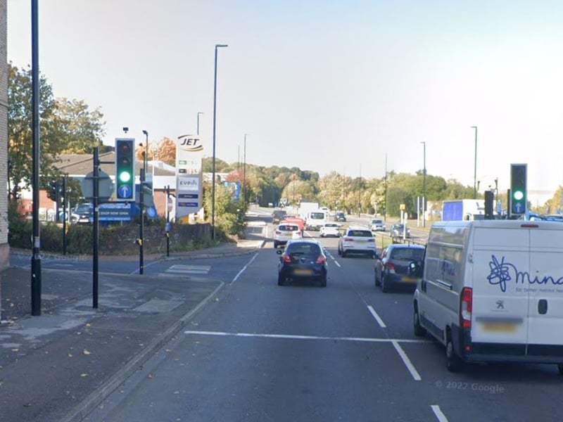 There were 10 crashes involving bicycles recorded on Penistone Road or Penistone Road North, in Sheffield, during the three years to the end of June 2023, according to figures from South Yorkshire Police. One of those, which resulted in 'serious injury', happened near the junction with Albert Terrace Road, pictured.