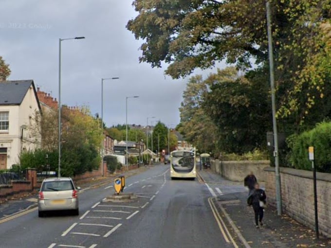 There were five crashes involving bicycles recorded on Burngreave Road, in Sheffield, during the three years to the end of June 2023, according to figures from South Yorkshire Police. One of those, which resulted in 'serious injury', happened near the junction with Abbeyfield Road, pictured.
