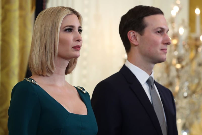 Both members of wealthy real estate family empires, former model (and daughter of Donald) Ivanka Trump and Jared Kushner got married in 2009. They have a combined worth of approximately $800 million.