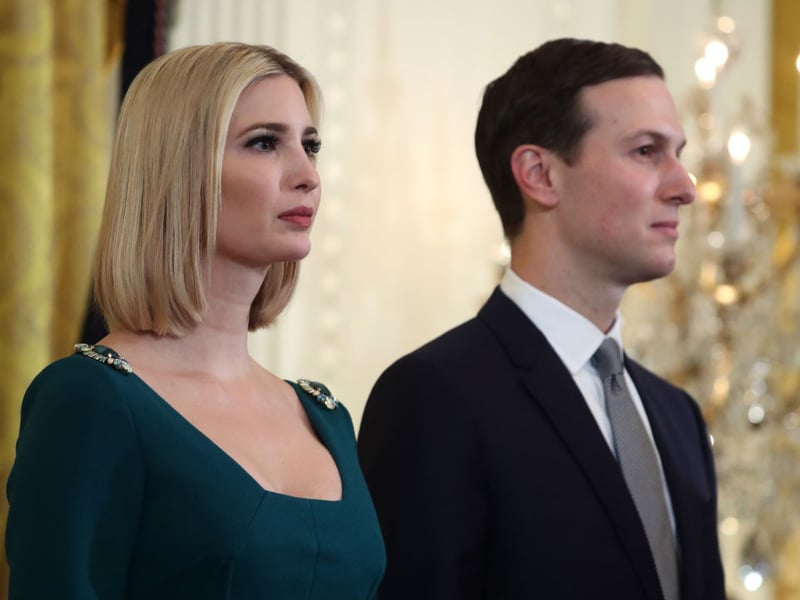 Both members of wealthy real estate family empires, former model (and daughter of Donald) Ivanka Trump and Jared Kushner got married in 2009. They have a combined worth of approximately $800 million.