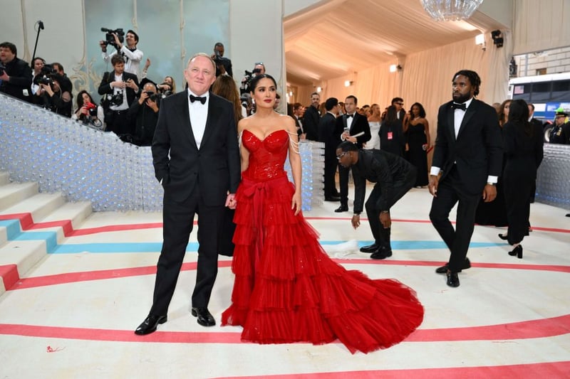 Mexican actress Salma Hayek married CEO of luxury goods company Francois-Henri Pinault in 2009. His company, founded by his father, own a string of moneyspinning brands including Gucci, Balenciaga, Yves Saint Laurent and Alexander McQueen. Combined with Hayek's successful Hollywood career, the couple boast a fortune of around $7.1 billion.