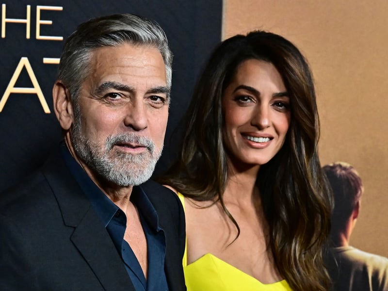 Superstar actor George Clooney married Lebanese-British human rights barrister Amal Clooney in 2014. They have a fortune in the region of $570 million.