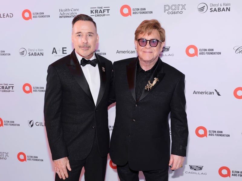 Together since 1993, pop megastar Elton John married Canadian filmmaker and advertising executive David Furnish in 2014 after same-sex marriage was legalised in 2014. The couple are worth an estimated $550 million.