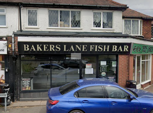 Bakers Lane Fish Bar has a 4.6 Google rating from 160 reviews.