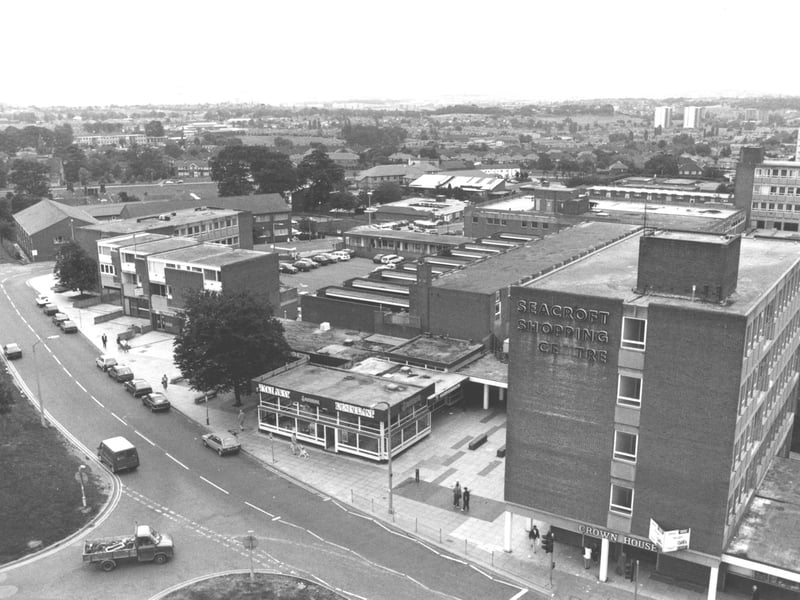 The rundown Seacroft Shopping Centre.