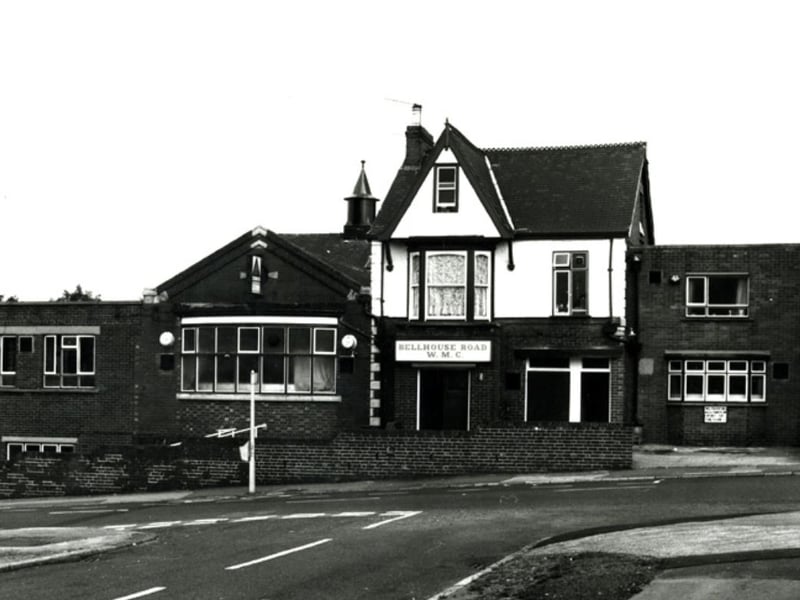 Bellhouse Road Working Men's Club and Institute, on Bellhouse Road, Sheffield, in  June 1975