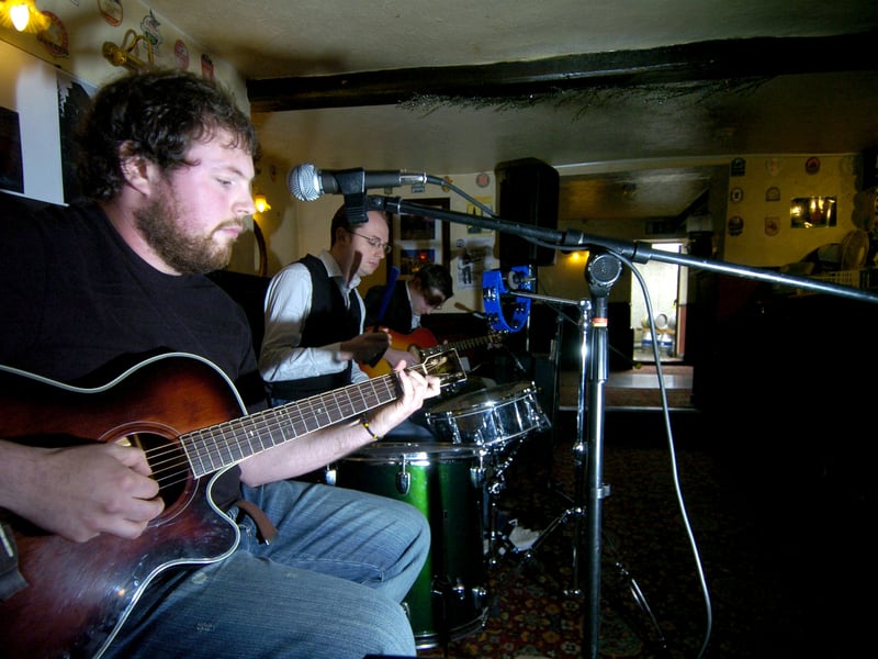 A music beer festival was staged at the Abbey Inn on Pollard Lane in July 2007. Pictured are local band Silverlode, from left Rob Rowley, David Doran and Gaz Sutcliffe.