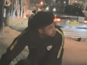 Officers in Sheffield have released a CCTV image of a man they would like to speak to in connection with a theft.
It is reported that on 24 February 2024 at 1.45am, a woman was walking along West Street with friends when she tripped and fell to the ground, with her mobile phone falling out of her pocket.
It is then reported that a man stole the mobile phone before fleeing the scene.
Enquiries are ongoing but officers are keen to identify the man in the images as they may be able to assist with enquiries.
Quote investigation number 14/41642/24 of 24 February 2024 when you get in touch.
Picture: South Yorkshire Police
