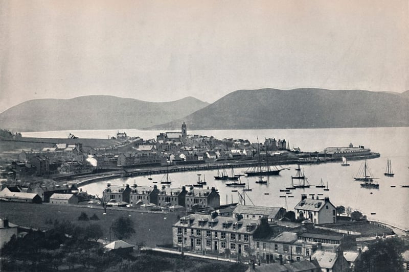 A view of Gourock round the coast