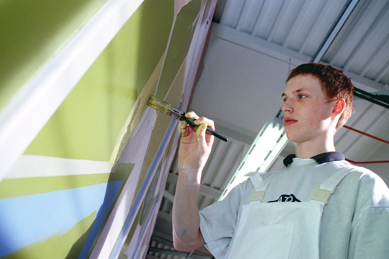 The Northern regional final of the 1998 Crown Trade Young Decorator of the Year took place at Blackpool and Fylde College Bispham campus, with three local students taking part.
Pic shows Peter Geary