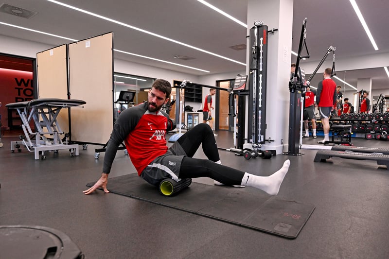 Alisson is hoping to return in late April.