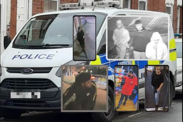 Police want to speak to the people in these pictures in connection to ongoing investigations